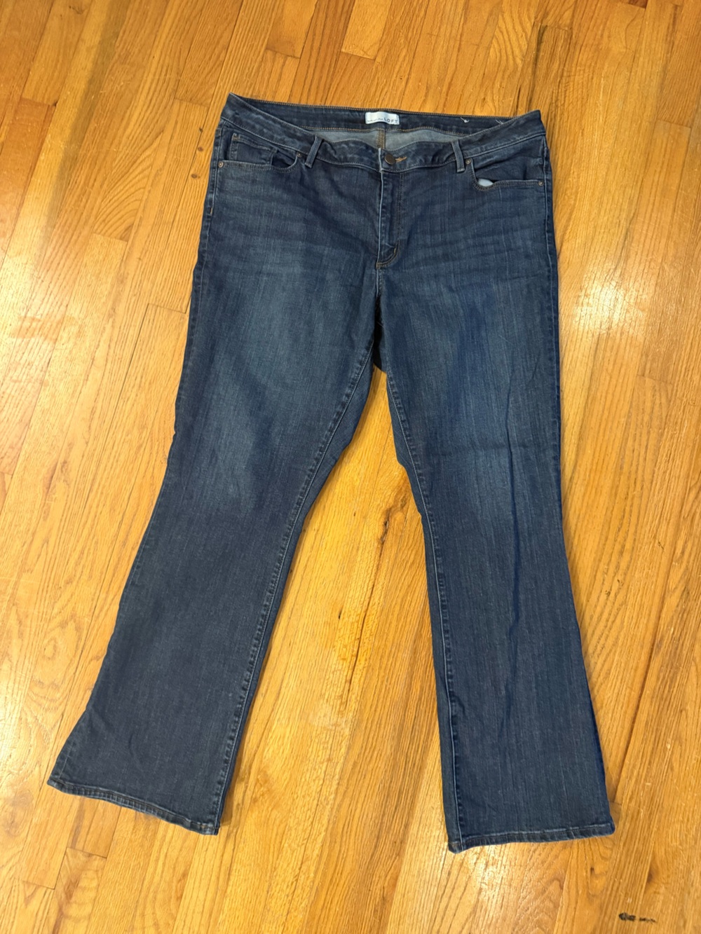 Ann Taylor loft Women's Dark Blue Flare Jeans